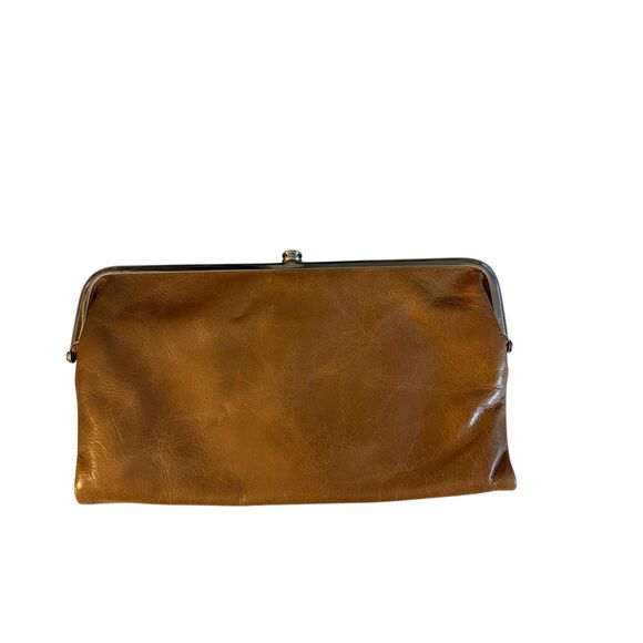 Hobo Brown Leather Lauren Clutch-Wallet - Picture 2 of 9